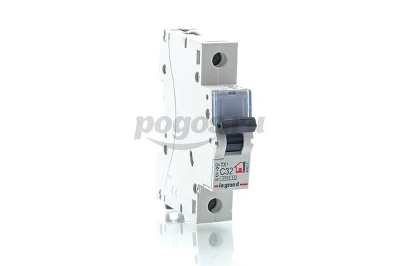 Выключатель автоматич.1п С32А 6kA TX3 LEGRAND