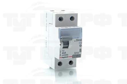 Устройство защитного отключения 2п 40А 30mA TX3 LEGRAND