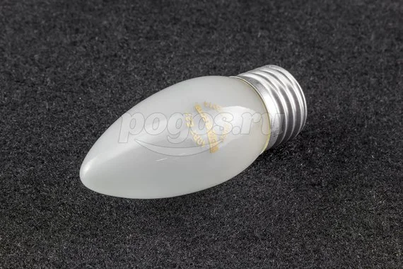 Лампа накаливания E27 40W 220V свеча 