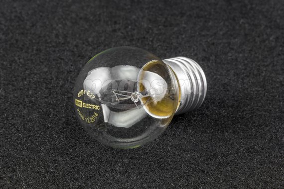 Лампа накаливания E27 40W 220V шар прозрачный  /100/