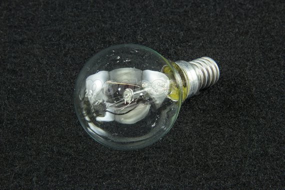 Лампа накаливания E14 60W 220V шар прозрачный 