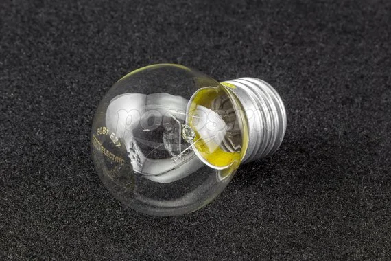 Лампа накаливания E27 60W 220V шар прозрачный