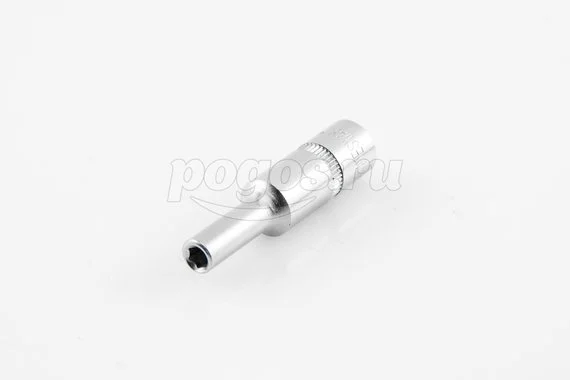 Головка торцевая глубокая 1/4" DR (4 мм) Jonnesway