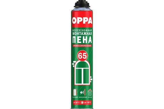 Пена монтажная профессиональная 850 мл всесезонная  OPPA