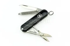 Нож-брелок VICTORINOX Classic 58 мм в чехле черный