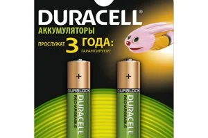 Аккумулятор NiMH AA (пальчиковый) 1.2V 1300mAh 2шт HR6 DURACELL
