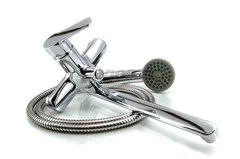 Смеситель однорычажный для ванны поворотный дивертор SH426-15 RICCO
