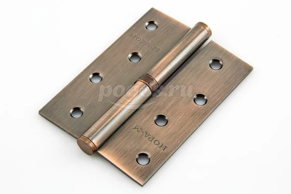 Петля дверная левая стальная 100х75х2,7мм НОРА-М