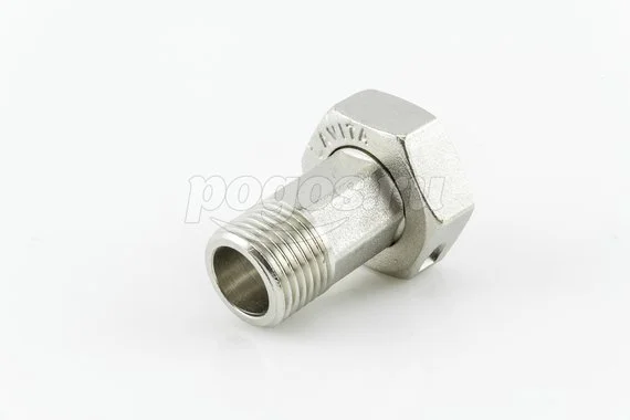 Соединение "Американка" прямое M 1/2 никель  LAVITA