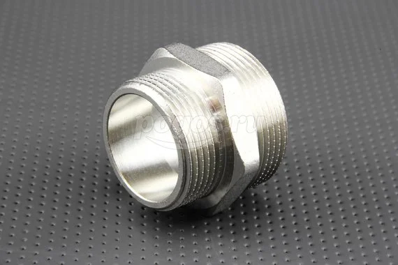 Ниппель переходной 1"1/2 - 1"1/4 никель LAVITA