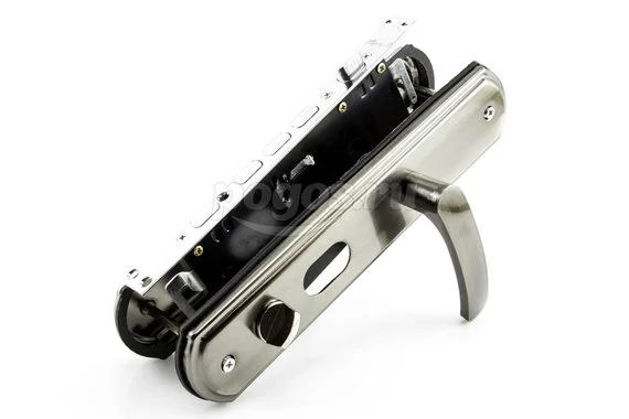 Замок врезной  НОРА-М N200-68мм ЕСО правый, мат. хром/черн.никель