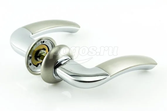 Ручка дверная "Clasico 23А" L-134мм матовый хром НОРА-М