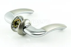 Ручка дверная "Clasico 23А" L-134мм матовый хром НОРА-М