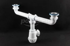 Сифон 1 1/2х40 двойной Анипласт