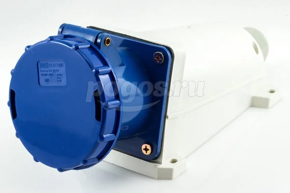 Розетка силовая 220В 2P+PЕ 63А стационарная TDM