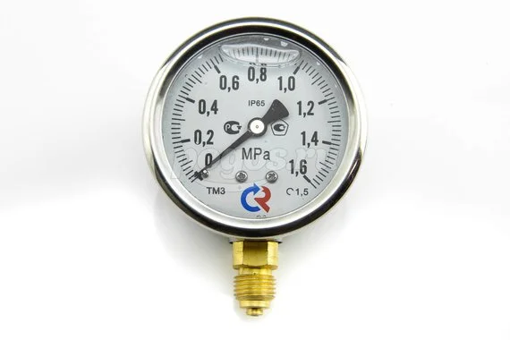 Манометр РОСМА ТМ-320Р.00 (0... 1.6мПа) G1/4 глицерин
