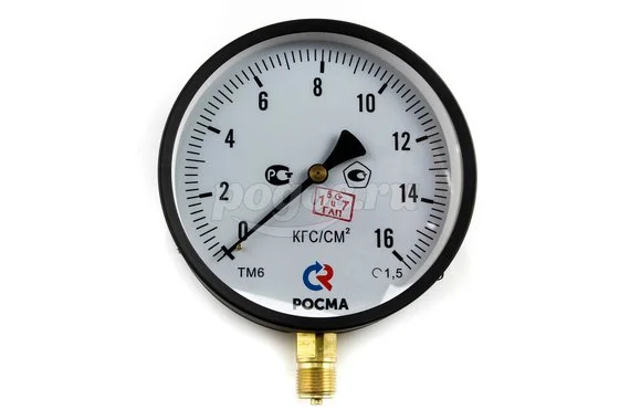 Манометр ТМ-610Р.00 (0...16 кгс/см2) М20х1.5