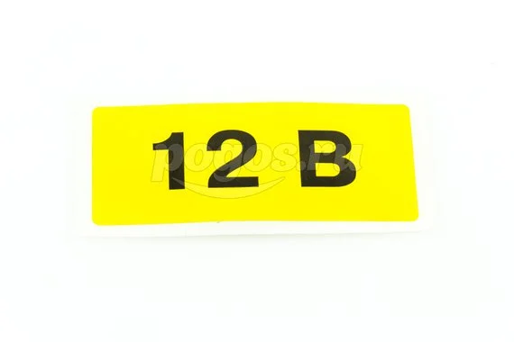 Наклейка "12В" 35х100мм TDM