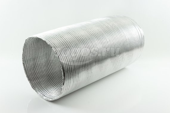 Воздуховод d-250мм L-3,0м полужесткий гофрированный алюминий 