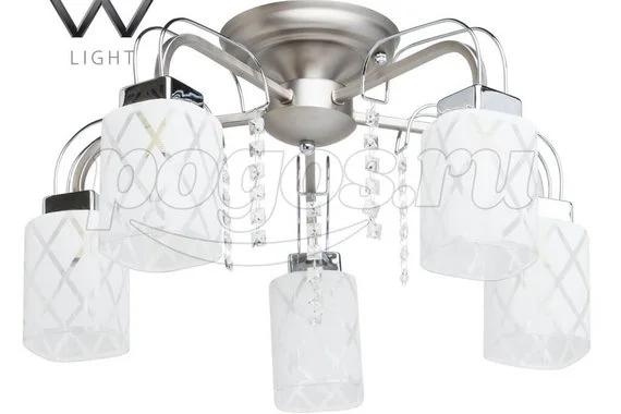 Светильник потолочный люстра Олимпия 5х60W E14 220V Megapolis MW-LIGHT
