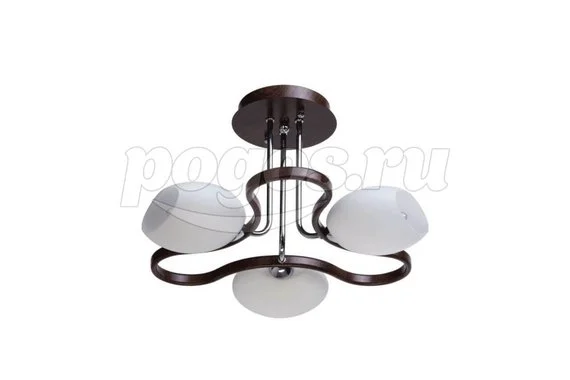 Светильник потолочный люстра Альфа 3х60W E14 220V Megapolis MW-LIGHT