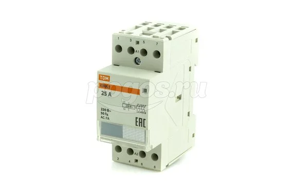 Модульный контактор 25А 230В КМ63/4-25 4НО TDM