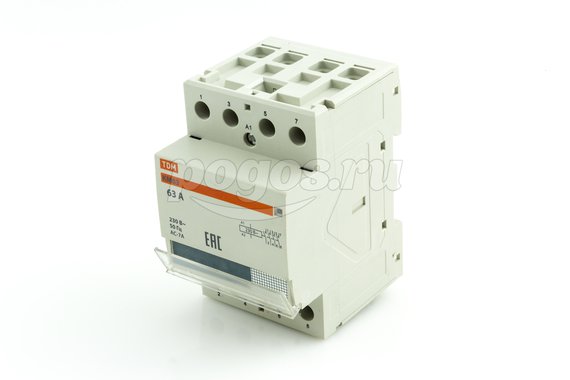 Модульный контактор 63A 230В КМ63/4-63 4НО TDM