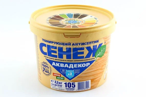 Пропитка Аквадекор ( 2.5кг) калужница СЕНЕЖ