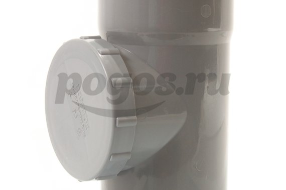 Ревизия PP d-110мм для внутренней канализации серый  ДИГОР