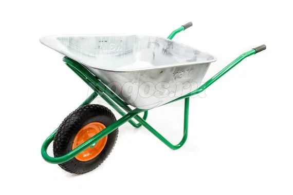 Тачка КЭМ 200кг/100л 1 колесо оцинкованная усиленная