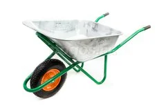 Тачка КЭМ 200кг/100л 1 колесо оцинкованная усиленная