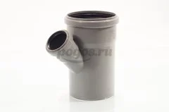 Тройник PP d-110* 50мм/45гр для внутренней канализации серый  ДИГОР 