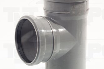 Тройник PP d-110*110мм/87гр для внутренней канализации серый  ДИГОР