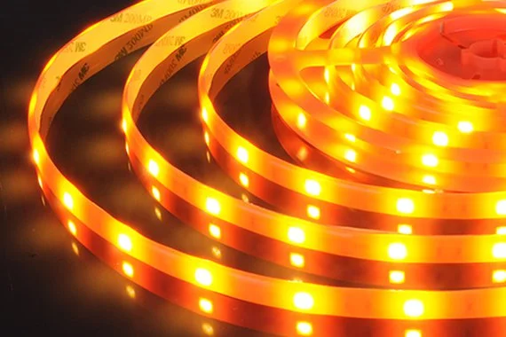 Светодиодная лента 5050/30 7,2W 12V оранжевый светонакопительный эффект Elektrostandard