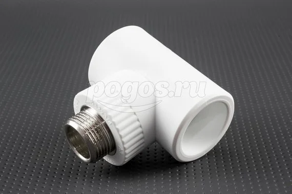 Тройник PP-R комб. d-32 .M 3/4 PROAQUA