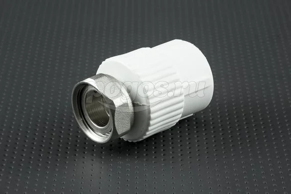 Муфта PP-R с накидной гайкой d-25. 3/4 PROAQUA