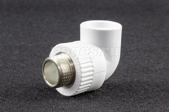 Угольник PP-R комб. d-25.M 3/4 PROAQUA