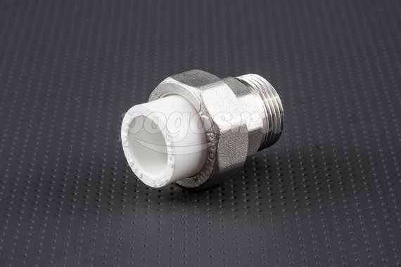 Муфта PP-R комб. разъем. 20  M 3/4 PROAQUA