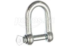 Скоба такелажная Ω тип шплинтованная 12мм 1т цинк  ТОНО