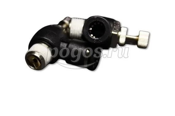Дроссель пневматический 8мм- 1/4" JSC0802 THB