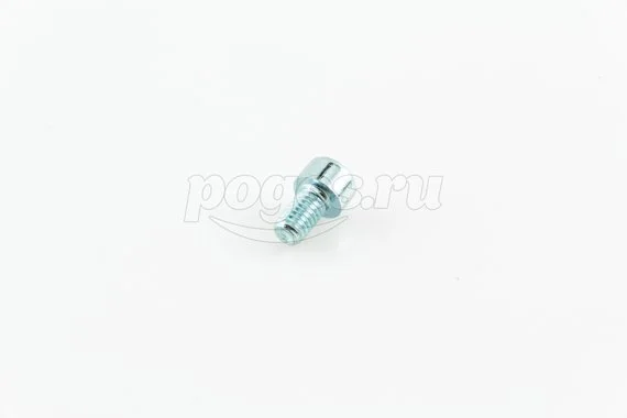 Винт М6х10 с внутренним шестигранником цилиндр.головка цинк DIN 912