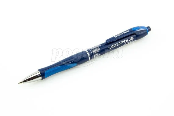 Ручка шариковая автом. 0,7мм синий Megapolis  Erich Krause