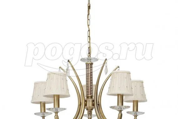 Потолочный светильник люстра Августина 5х60W E14 220V Elegance MW-LIGHT