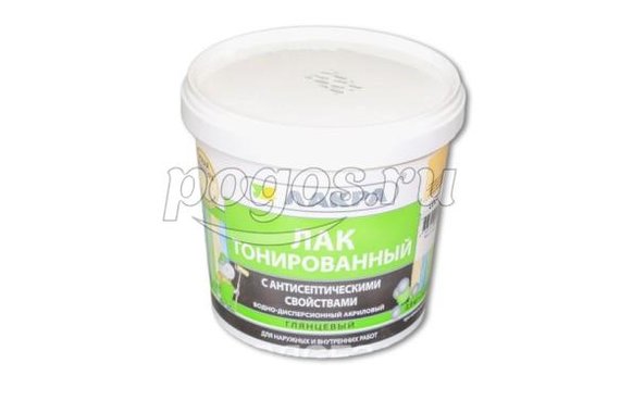 Лак тонированный для стен и потолка Лакра сосна 0.9 л