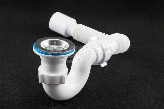 Сифон для душевого поддона 1 1/2х40 с гибкой трубой 40x50 Анипласт