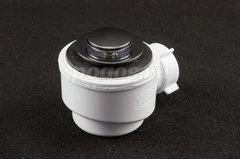 Сифон для душевого поддона 1 1/2 50, клик-клак, хром Анипласт