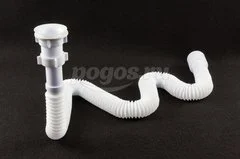 Сифон гофрированный Варяг удлиненный 1 1/4 50 Анипласт