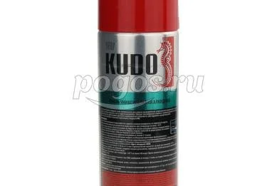 Эмаль аэрозольная алкидная универсальная 520мл RAL 3011 вишневый  KUDО