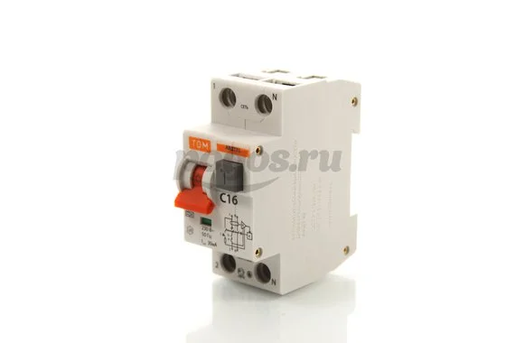 Автомат дифференциальный 1п+N C16A 30mA, тип A, 6kA, АВДТ-32 TDM