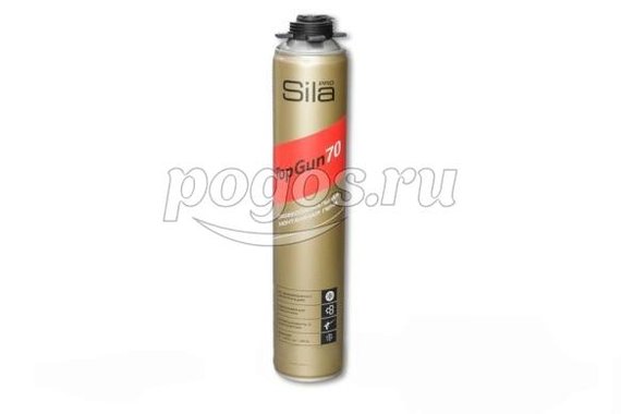 Пена монтажная профессиональная 875мл зимняя TopGun70  SILA PRO